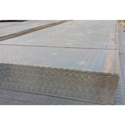 China Boat Plate Diamond Pattern Slip Resistance Floor Tread Galvanized Checker Mild Steel Plate for sale