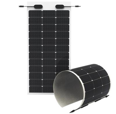 China RV Motorhome Solar Energy System Solar Module Kits 12V 24V 100W 200W Flexible Solar Panels for sale