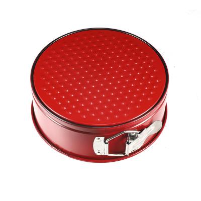 China Diameter 24 Sustainable Carbon Steel Springform Leakproof Cheesecake Pan Round Cake Molds for sale