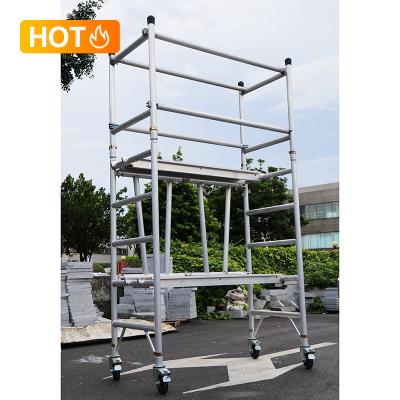 China Source factory supply folding scaffolding frame hot sale on amazon mini mobile scaffolding aluminium en venta