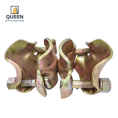 China scaffolding double coupler with four bolts italy scaffolding pressed coupler high quality double coupler italian type à venda