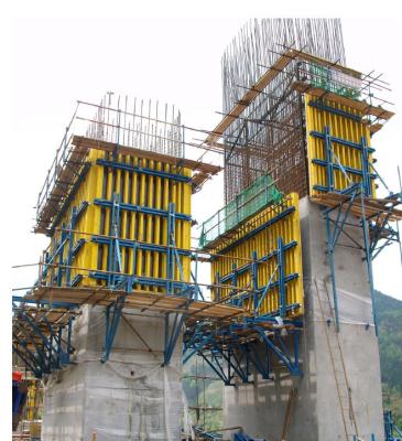 Cina cardboard formwork tubes cardboard column forms concrete columns forms in vendita