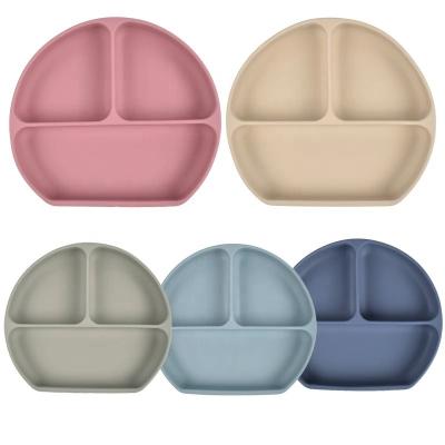 China BPA Free Whale Food Grade Silicone Kids Children Plates Toddler Baby Silicone Sucker Feeding Dish for sale