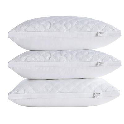 China Factory direct sale hotel collection anti-static bed pillows for sleep 100% cotton quilted pillow for sale