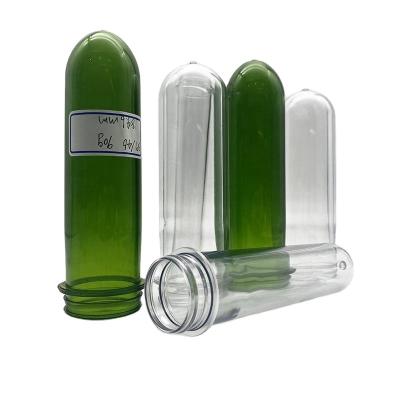 China Multi Material 100% Pure HOT Frying Oil Preform Function Oil Bottle Pet Preform 28Mm Green Pet Oil Preform for sale