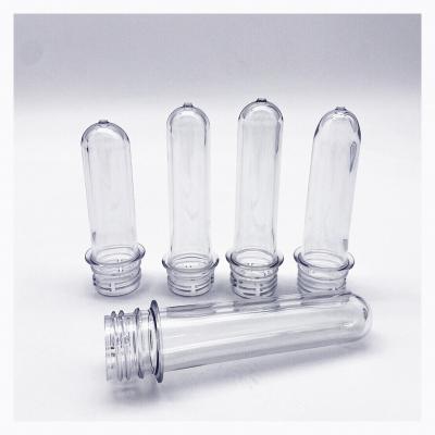 China bottle PET 24 mm plastic preform pet necks 30 /11 28g 1 liter hot fill preforms for bottle pet preform price in china for sale