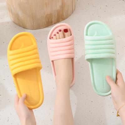 China Fashion Trend Women Indoor Slippers Floor Indoor Non-slip Home Slippers Zapatillas De Hombre Bathroom Eva Flip Flops Female Flat Shoes for sale