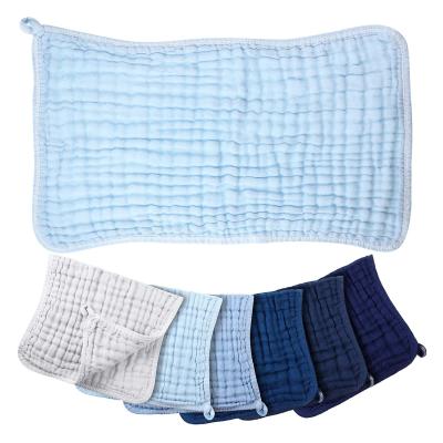 China Lovely Muslin Burp Cloths Multi-colors Cotton Muslin Washcloths Baby Burping Cloth Diapers for sale