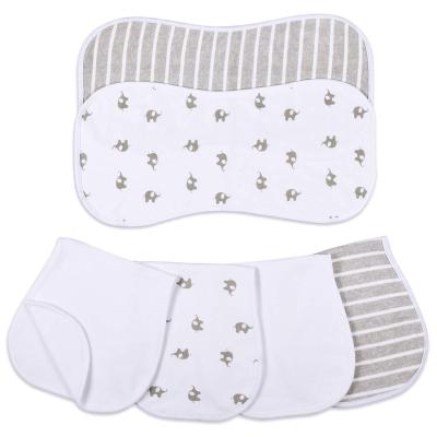 China Sustainable Wholesale Best Customize Baby Burp Burping Cloth Set for sale