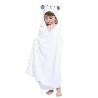 China Good Quality Large Size Bath Towel 3-10 Years Of Viable Bamboo Children's Hooded Towel For Girls And Boys for sale