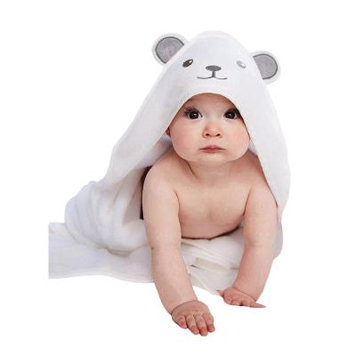 China Wholesale Custom Newborn Printed Kids QUICK DRY Blanket Baby Bamboo Hooded Towel for sale