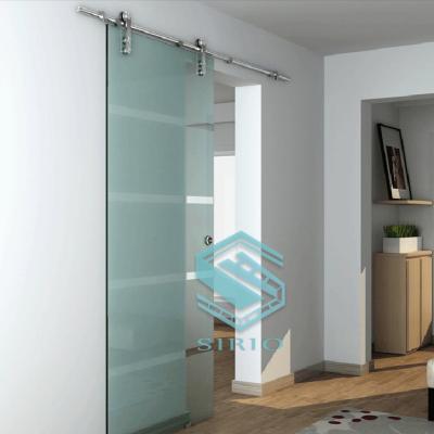 China Sliding Tempered Glass Safety Sliding Door Partition Glass Door Office Glass Partition for sale