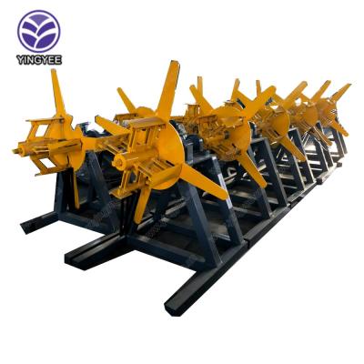 China Building Material Shops Steel Coils 5 Ton Manual Decoiler For Roll Forming Machine à venda