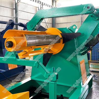 Cina High Quality Hydraulic Full Automatic Steel Coil 10T Decoiler From Building Material Stores For Sale in vendita