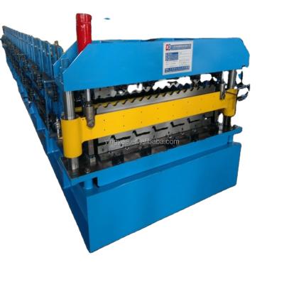 China Building Material Shops Most Popular Metal Sheeting Double Layer Roll Forming Sheeting Machine for sale