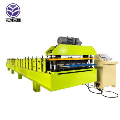 China Building material stores corrugate and trapezoidal wall and roof panel roll forming machine/roll froming machine for sale for sale