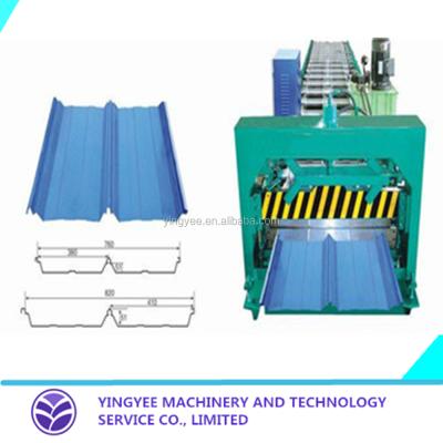 China ROOF stance seam roof roll forming machine metal roofing sheet making machine/automatic seamer for roof panel for sale