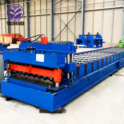 China Building Material Stores High Grade Metal Glazed Machine Manufacturer / Galvanized Metal Roof Sheet Making Machine for sale