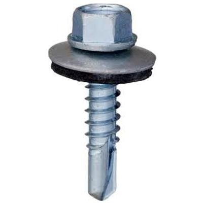 China HEX Roof Teak Screw Timber Rubber Seal Covering Screws for sale