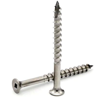 China Flat Timber Decking Screws 304 Stainless Steel 300mm Deck Screw for sale