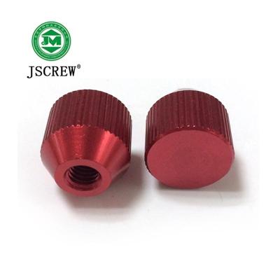 China Custom Special Anodized Red Aluminum Thumb Fastener Thumb Screw for sale