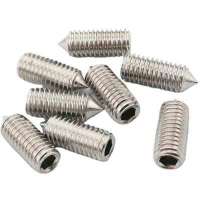 China Hexagonal HEX Socket Set Screws With Din 914 Socket 4-40 Set Screw for sale