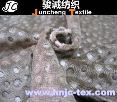 China New style embossed 100% polyester minky velboa fabric for home textile for sale