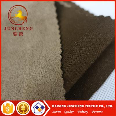 China Garment home textile knitted faux 100% polyester micro suede fabric for sale