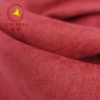 China 2017 factory directly Garment home textile knitted faux 100% polyester micro suede fabric à venda