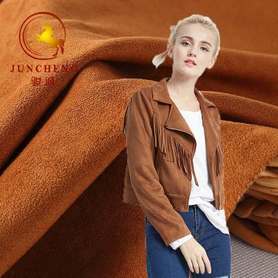 China China factory wholesale suede fabric for winter coat à venda