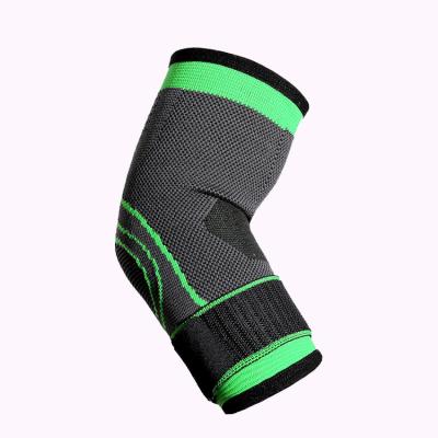 China Breathable Soft Material Polyester Sports Adjustable Compression Tennis Support Elbow Brace For Men for sale