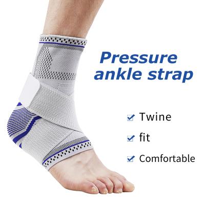 China Basketball Ankle Brace Sports Adjustable Breathable Safety Sleeve Compression Foot Fitness Elasticity Nylon Ankle Support for sale