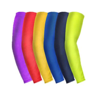 China Logo Premium Soft Comfortable Breathable Custom Basketball Sports Arm Sleeves for sale