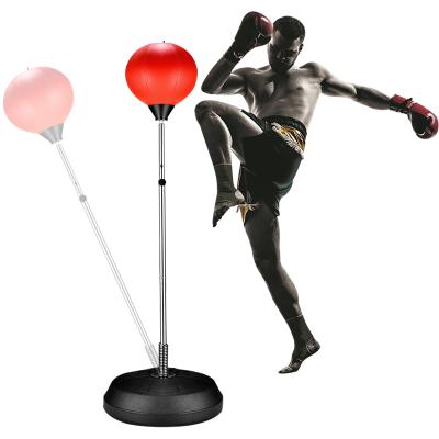 China Adjustable Stand Up Inflatable Sandbag Boxing Winning Kids Boxing Set For Kids Punching Ball for sale