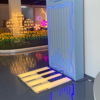 China Modern Simply Commercial LED IP65 Floor interactive Piano for Shopping Mall Amusement Park Outdoor/Indoor for sale