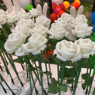 China Customized Holiday decoration Outdoor Garden led light  for Led Rose  Flower light for sale