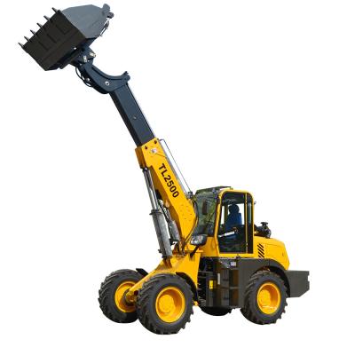 China Building Material Shops Tl2500 Telescopic Boom Lift Spare Parts Wheel Telescopic Loader For Sale for sale