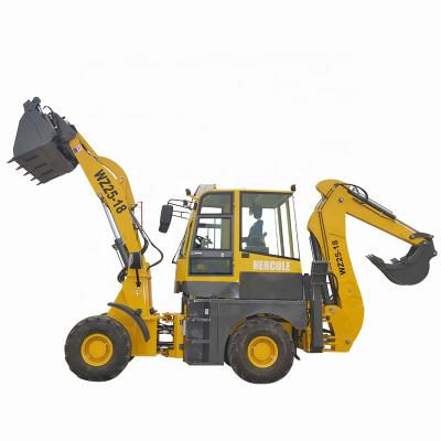 China hotels heracles WZ25-18 articulated 4 wheel drive backhoe small backhoe loader china for sale for sale