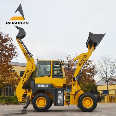 China Luxury Hotels Compact 4x4 Backhoe Loader 2 Ton Backhoe Loader Attachment Compact Tractor for sale