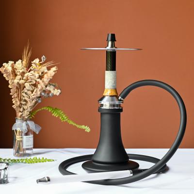 China Stainless steel+glass Smoke Smoking Pipe Khalil Mamoon Egyptian Hookahs Richman Luxurious Amy Deluxe Stainless Steel Hookah for sale