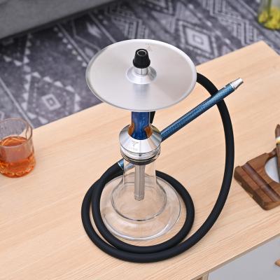 China Stainless steel+glass Travel Hookah-Shisha-For-Sale Wholesaler Saudi Arabia Steamulation Sheesha Wookah for sale