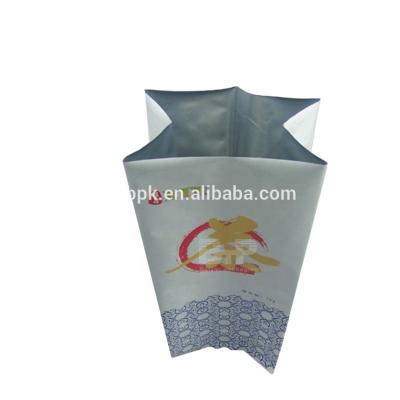 China Square Bottom Barrier Bag Aluminum Foil Pouch For Tea Coffee Packaging for sale