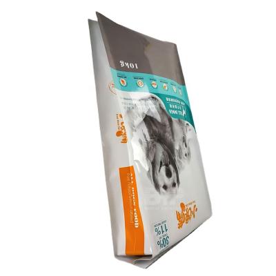 China Self Seal 8 Side Barrier Dog Food Bag Pet Food Seal Plastic Packaging Bag 1kg 2.5kg 5kg for sale