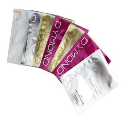 China Moisture Proof Packaging Aluminum Foil Face Mask Bags / Cosmetic Mask Packaging Pouch for sale