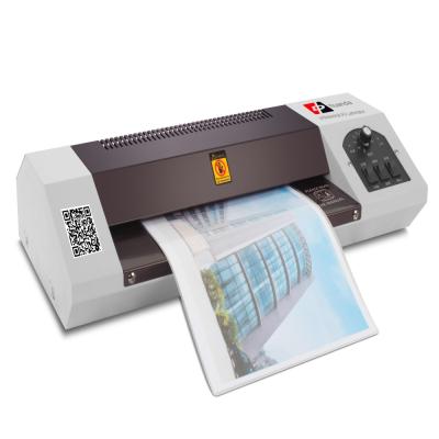 China Price in India Paper Laminating Machine for A3 A4 Size Metal Body Desktop Pocket A3 Laminator for sale