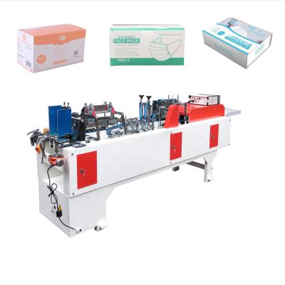 China Small Food Cardboard Paper Box Gluing Machine Automatic Mini Folder Gluer Machine ZH500 for sale