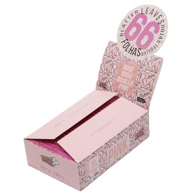 China Portable Leading Industry Smoking Rolling Paper Pink Color King Size for sale