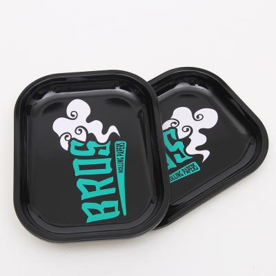 China China Latest Design Professional Metal Cute Picture High Quality Rolling Tray For Tobacco Custom for sale