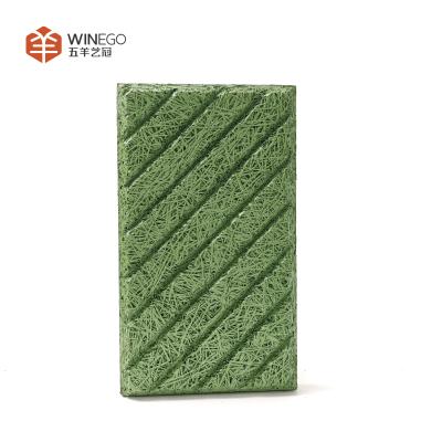 China Eco-Friendly Wood Wool Acoustic Panels With Hign NRC For Store And Home Wall for sale