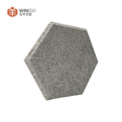 China Combine Aesthetic Appeal Wood Wool Acoustic Panels  With OEM Services For Gyms for sale